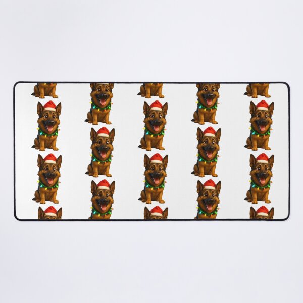 Item preview, Sable German Shepherd Dog Christmas Sparkle designed and sold by Sillytoe.