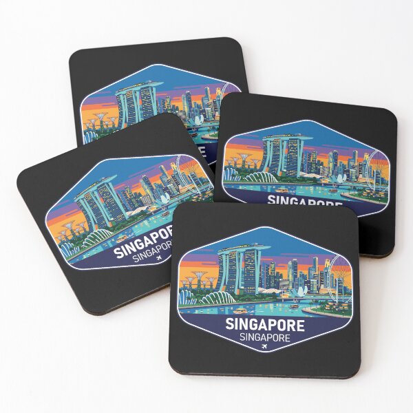 Aperçu de l'œuvre Souvenir de voyage de Singapour créée et vendue par RareDeerArt.