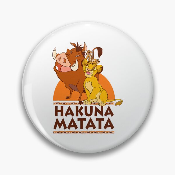 Aperçu de l'œuvre Hakuna Matata Simba Timon Pumbaa Fan du Roi Lion créée et vendue par khdmalakarak.