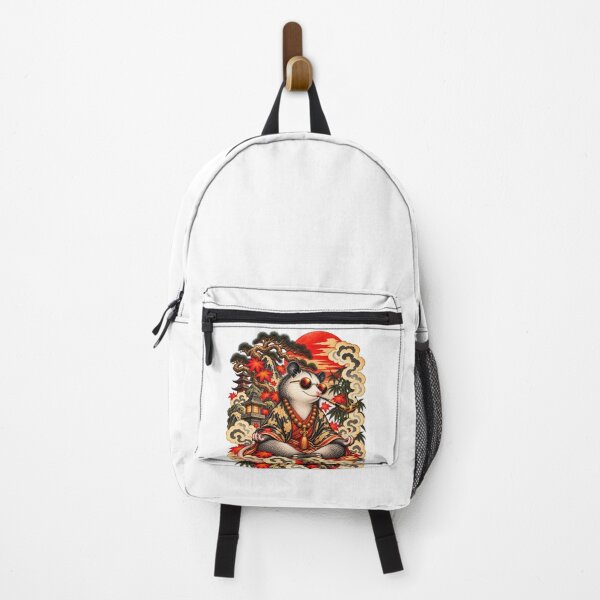 Item preview, Possum – Chill Possum, Autumn Maple Leaves Art designed and sold by Sleepy Safari.