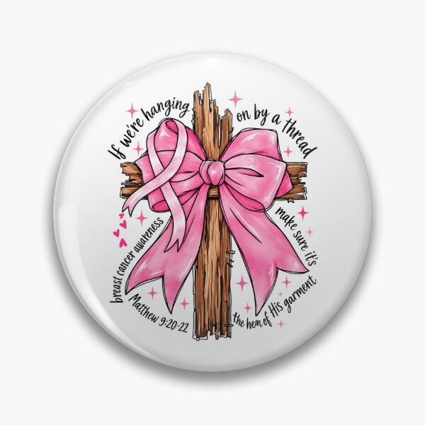 Item preview, Jesus Pink Bow Cross Breast Cancer designed and sold by Galactic-Stoner.