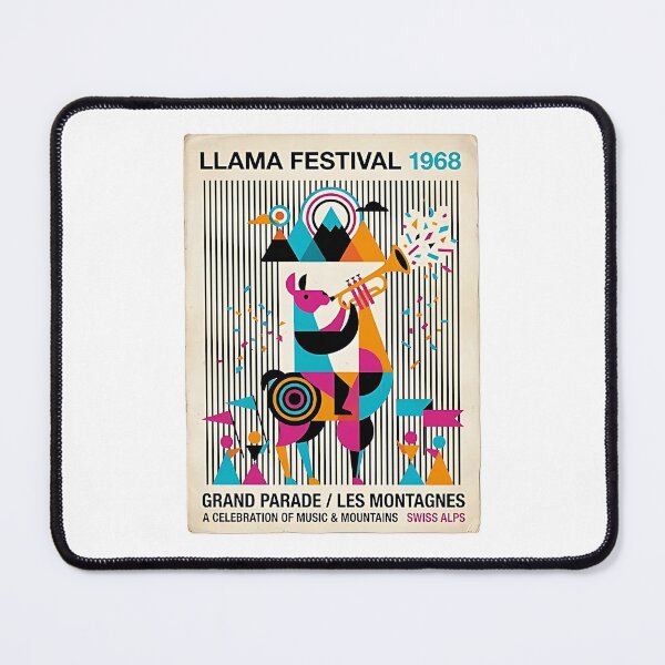 Item preview, Llama Mountain Trumpeter designed and sold by PictoVibe.