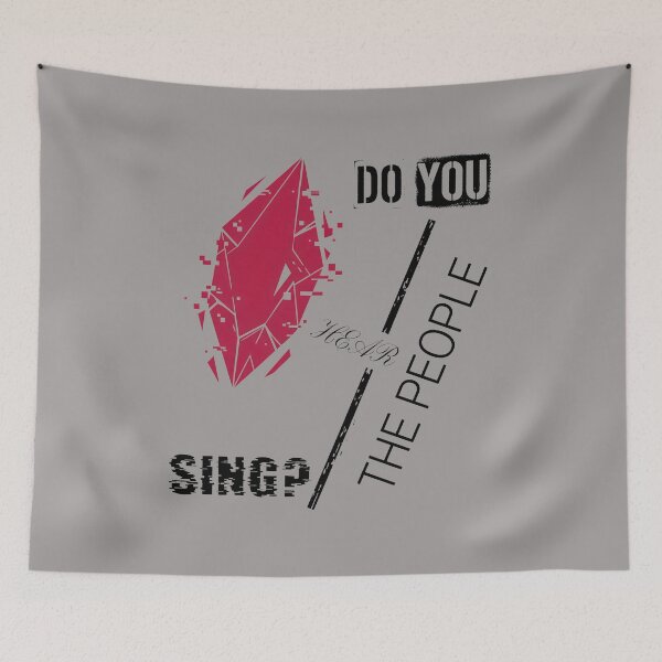 Item preview, Do You Hear The People Sing Flag Tee-16 designed and sold by SebastianReinec.