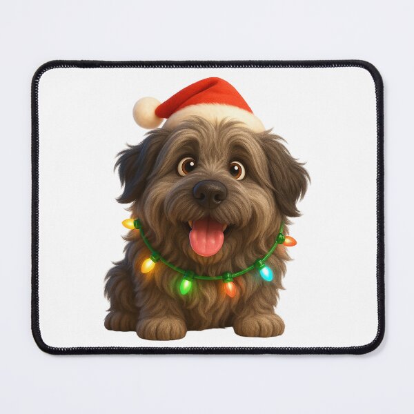 Item preview, Schapendoes Dog Christmas Cheer designed and sold by Sillytoe.