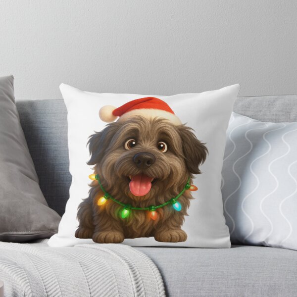 Item preview, Schapendoes Dog Christmas Cheer designed and sold by Sillytoe.