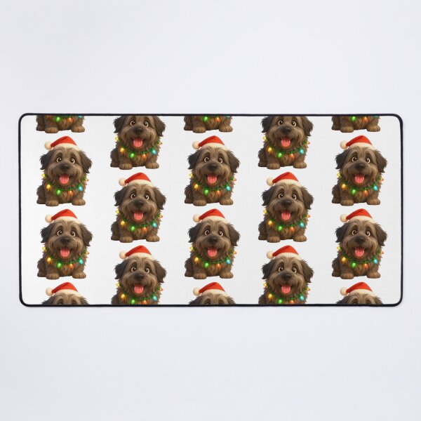 Item preview, Schapendoes Dog Christmas Cheer designed and sold by Sillytoe.