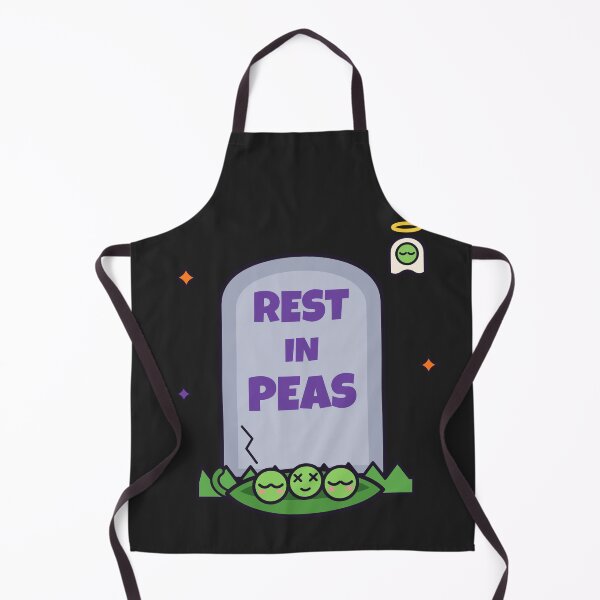 Aperçu de l'œuvre Rest In Peas Funny Halloween Tombstone Pea Pun créée et vendue par somebasic.