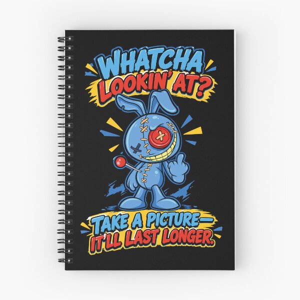 Item preview, Whatcha Lookin’ At? Funny Cartoon Bunny Design designed and sold by digijob.