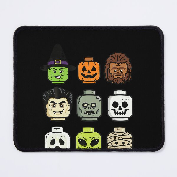 Item preview, Halloween Building Blocks Head Cute Bricks Boys Kids designed and sold by LouisaOReilly.