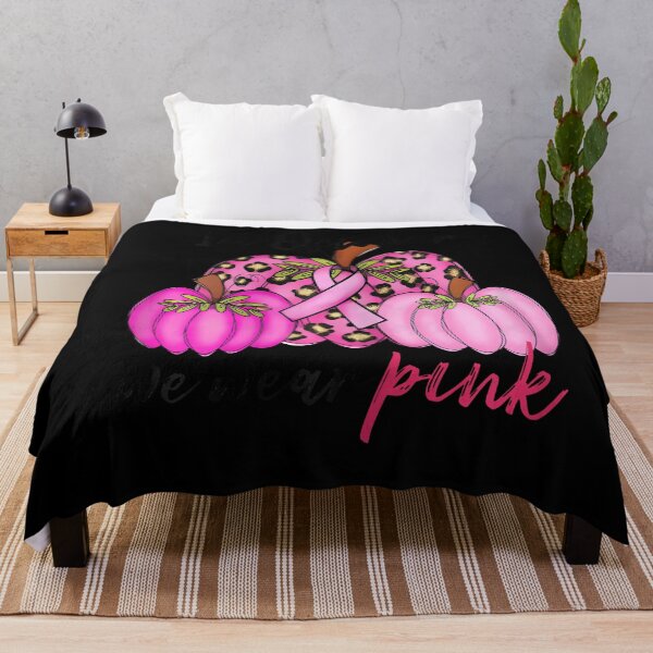 Item preview, In October We Wear Pink Pumpkin Leopard Breast Cancer designed and sold by Khescoiu.