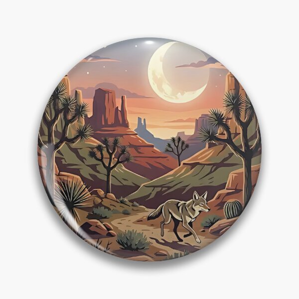 Item preview, Coyote Desert Wanderer designed and sold by PictoVibe.