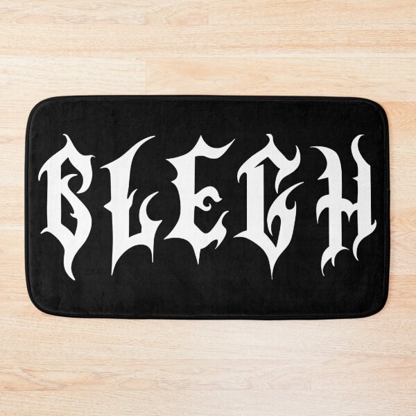 Item preview, Metalhead Blegh In Heavy Metal Font Text designed and sold by Super Neon Pixels .