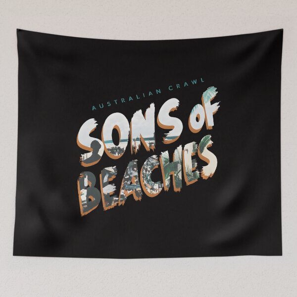 Item preview, Australian Crawl Sons of Beaches Retro  designed and sold by Miroko-Draw.