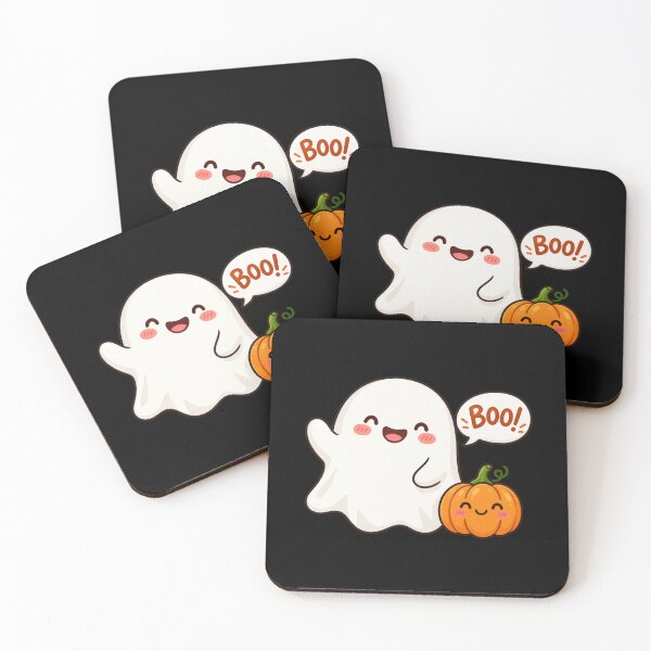 Item preview, Cute Ghost Pumpkin | Kawaii Halloween Ghost Boo designed and sold by MrDev.