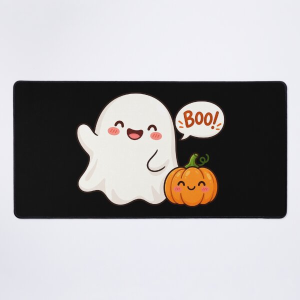 Item preview, Cute Ghost Pumpkin | Kawaii Halloween Ghost Boo designed and sold by MrDev.