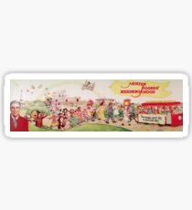 Mister Rogers' Neighborhood Vintage Cast Poster Sticker