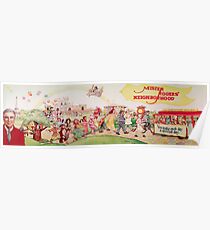 Mister Rogers Nachbarschaft Vintage Cast Poster Poster