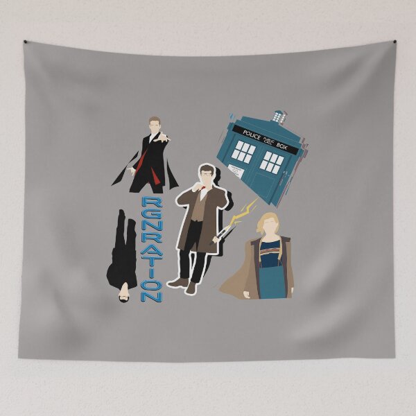 Artikelvorschau, Doctor Who Regeneration Silhouette TARDIS-1 entworfen und verkauft von SebastianReinec.