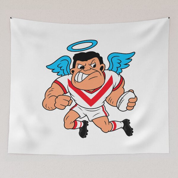 Item preview, The Mighty Saints Mascot Drawing designed and sold by Luke Foran Sports Art.