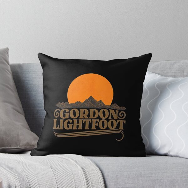 Item preview, Gordon Lightfoot Retro Sunset Mountains  designed and sold by Miroko-Draw.