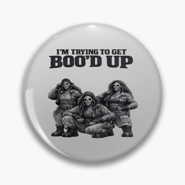 Item preview, Boo’d Up Skeleton Squad Streetwear Tee - Dark Humor  designed and sold by FrozenHeat97.