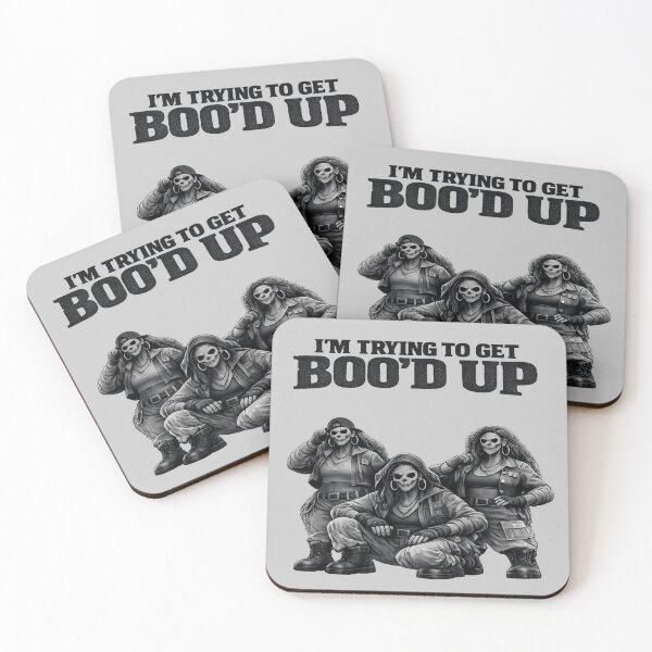 Item preview, Boo’d Up Skeleton Squad Streetwear Tee - Dark Humor  designed and sold by FrozenHeat97.