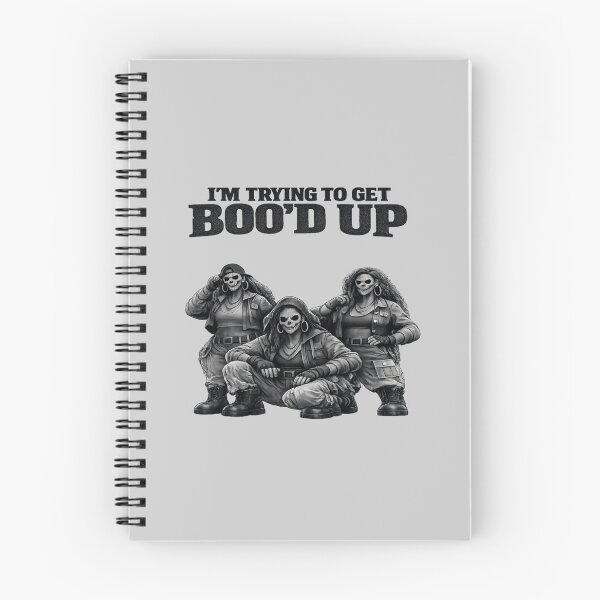 Item preview, Boo’d Up Skeleton Squad Streetwear Tee - Dark Humor  designed and sold by FrozenHeat97.