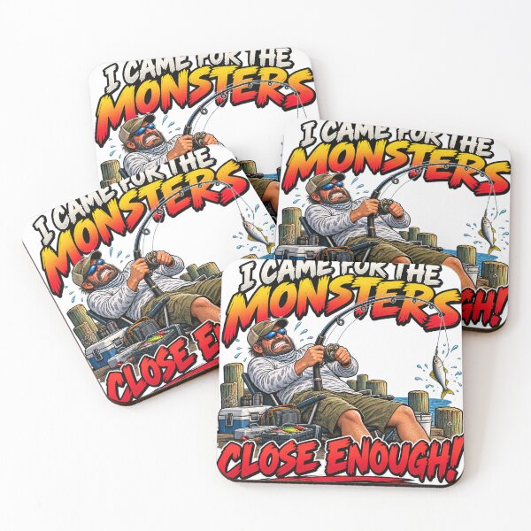 Item preview, I Came for the Monsters – Funny Fishing designed and sold by Dtoledo creations.