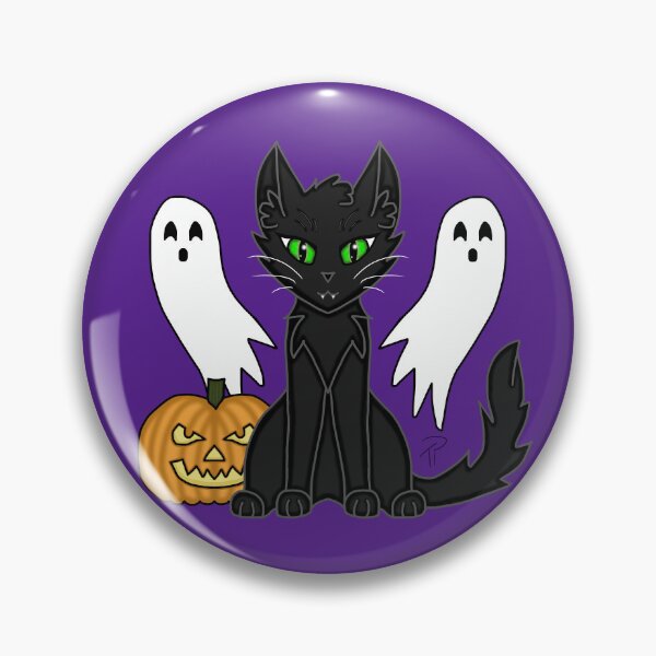 Item preview, Halloween Black Cat Ghosts Jack -O'-Lantern designed and sold by lilpoltergeist.
