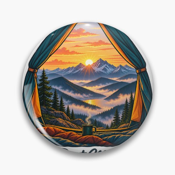 Item preview, Best Mornings Have Tent Views Camping Sunrise Design designed and sold by ys96.