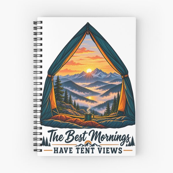 Item preview, Best Mornings Have Tent Views Camping Sunrise Design designed and sold by ys96.