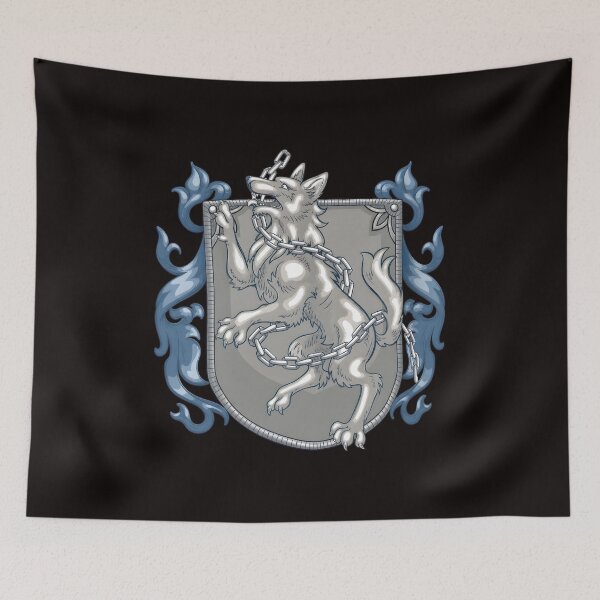 Item preview, Chained Wolf Breaking Free Heraldic designed and sold by artbyrorytime.