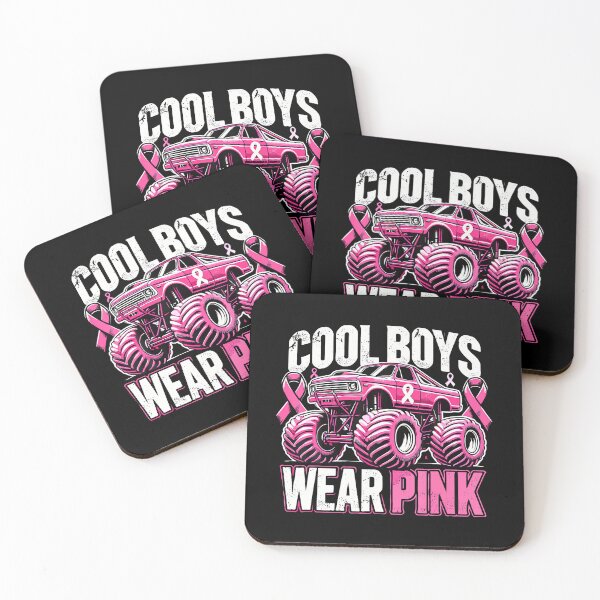 Item preview, Monster Truck Breast Cancer Awareness Cool Boys Wear Pink designed and sold by HayleePacoch.