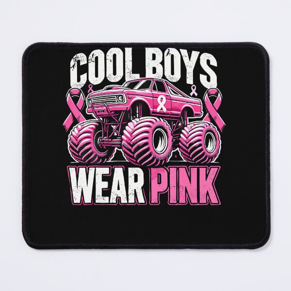 Item preview, Monster Truck Breast Cancer Awareness Cool Boys Wear Pink designed and sold by HayleePacoch.