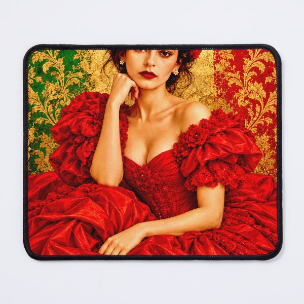Item preview, Red Satin Modern Frida designed and sold by reggiemercedes.