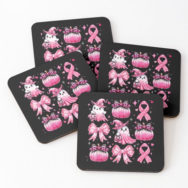 Item preview, Pink Ghost Coquette Ribbon Halloween Breast Cancer Awareness designed and sold by HayleePacoch.