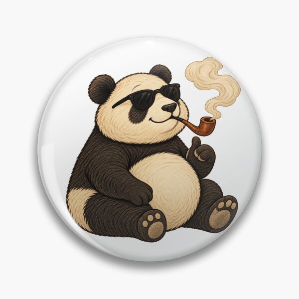 Item preview, Chill Panda – Cool Panda in Sunglasses, Vintage Art designed and sold by Sleepy Safari.