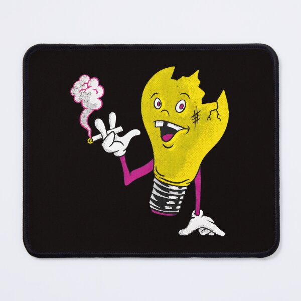 Item preview, Broken Lightbulb Smoker Character Art designed and sold by artbyrorytime.
