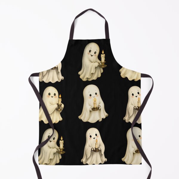 Item preview, Cute Ghost Pattern with Candles Halloween designed and sold by GlaSher.