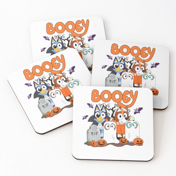 Item preview, Bluey Halloween BOOEY Vampire Pumpkin Ghosts Bats designed and sold by Kleinpixel.