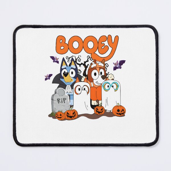 Item preview, Bluey Halloween BOOEY Vampire Pumpkin Ghosts Bats designed and sold by Kleinpixel.
