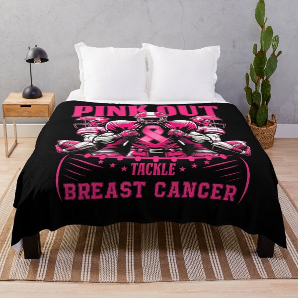 Item preview, Pink Out Tackle Breast Cancer Awareness Football Pink Ribbon designed and sold by HayleePacoch.