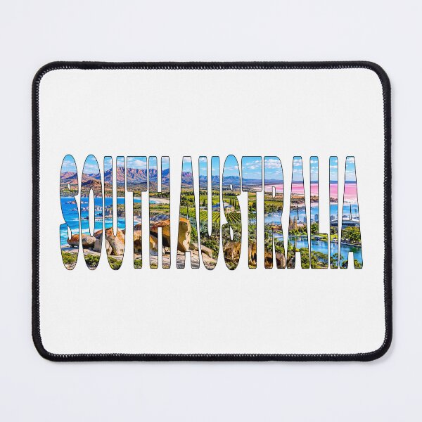 Item preview, SOUTH AUSTRLIA - Tourist Souvenir Mashup of Things to See Sticker Tee designed and sold by Adam Gormley.