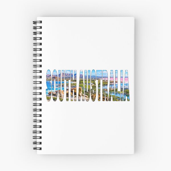 Item preview, SOUTH AUSTRLIA - Tourist Souvenir Mashup of Things to See Sticker Tee designed and sold by Adam Gormley.