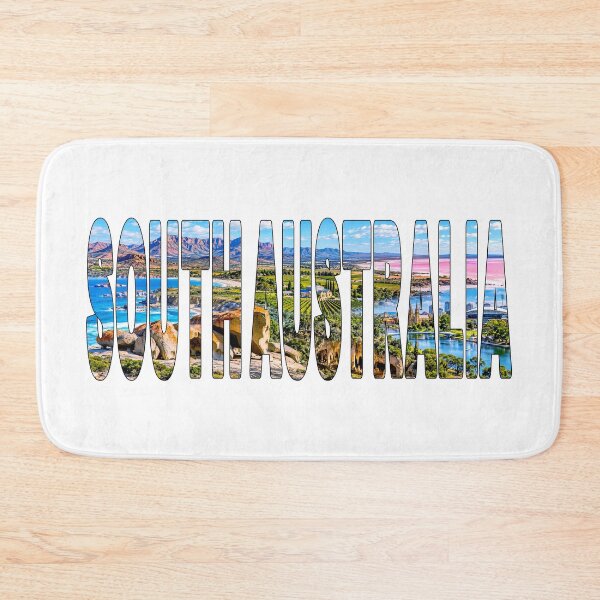 Item preview, SOUTH AUSTRLIA - Tourist Souvenir Mashup of Things to See Sticker Tee designed and sold by Adam Gormley.