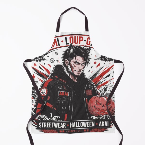 Artikelvorschau, Okami Werwolf Japanische Streetwear Halloween Akai - Loup Garou Tokyo entworfen und verkauft von Tsuiho_art.