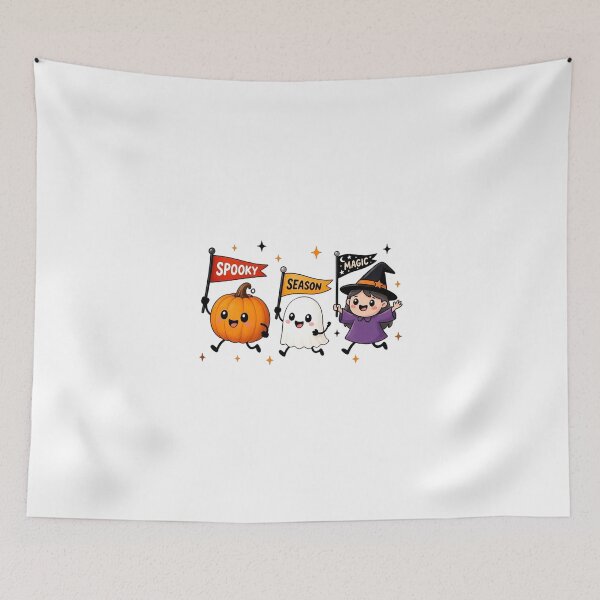 Item preview, Spooky Season Cute Pumpkin Ghost Witch Magic designed and sold by Foroirebouti.