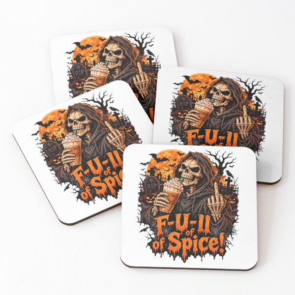 Item preview, PUMPKIN SPICE - SKELETON'S F-U-LL OF SPICE designed and sold by AsotenDesigns.