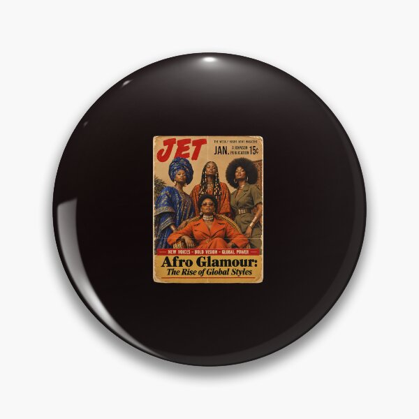 Item preview, JET Afro Glamour Black History Magazine Cover Women Pride designed and sold by ImeldaSparks.