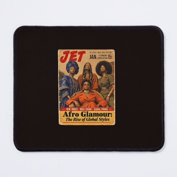 Item preview, JET Afro Glamour Black History Magazine Cover Women Pride designed and sold by ImeldaSparks.